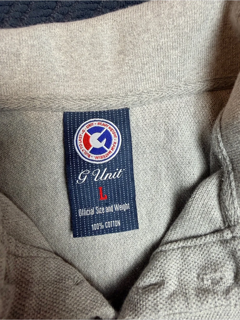 Vintage G-Unit Heavy Weight Polo Shirt Size L - Y2K 50 Cent Hip Hop Retro